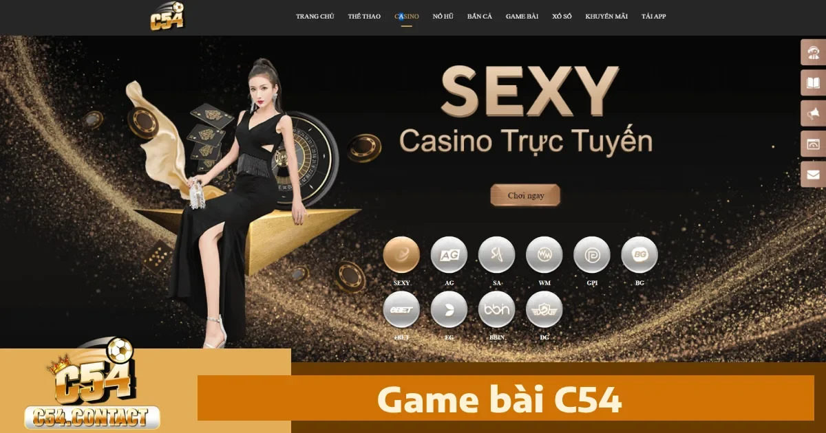 Game bài c54 1 Tại sao bạn nên chọn Game bài C54?