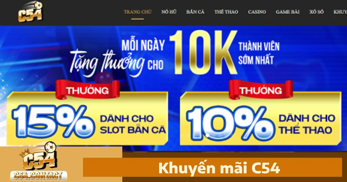 Khuyến Mãi C54 1 Các chương trình khuyến mãi C54 hot nhất hiện nay