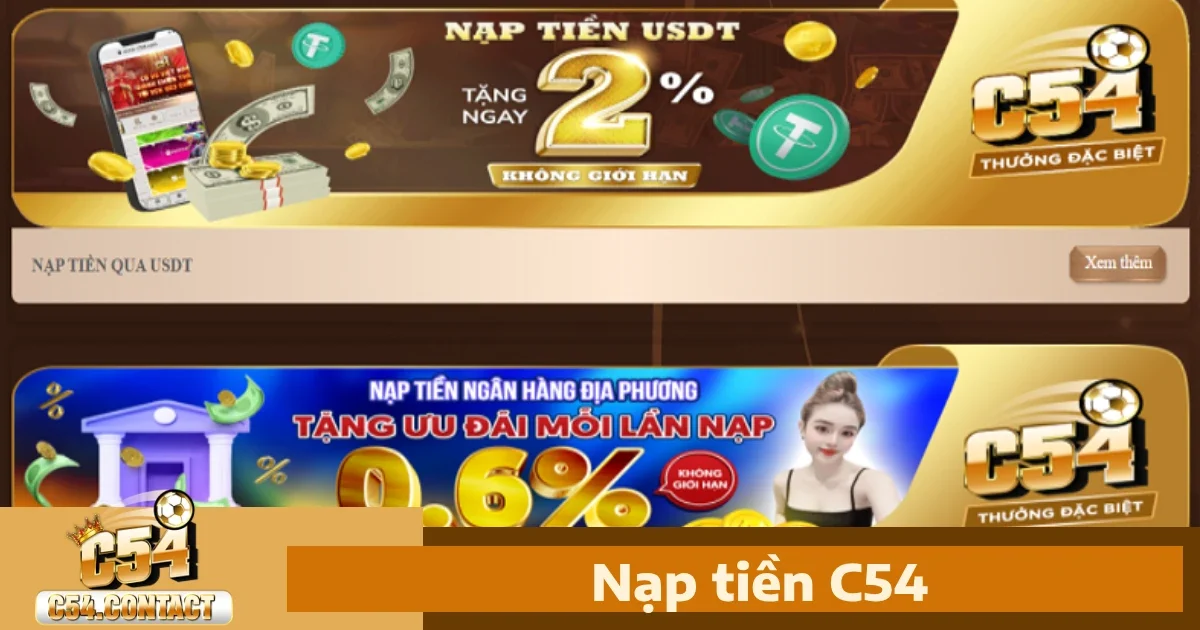 Nạp Tiền C54 3 Cách xử lý các lỗi thường gặp trong quá trình nạp tiền C54